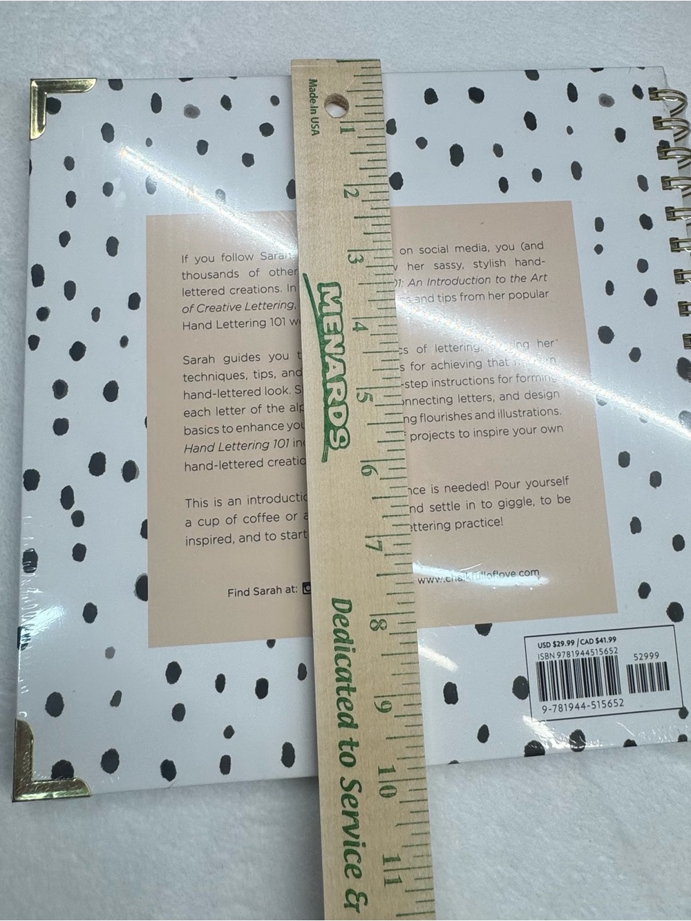 Hand Lettering 101 Spiral Notebook - Picture 9 of 10